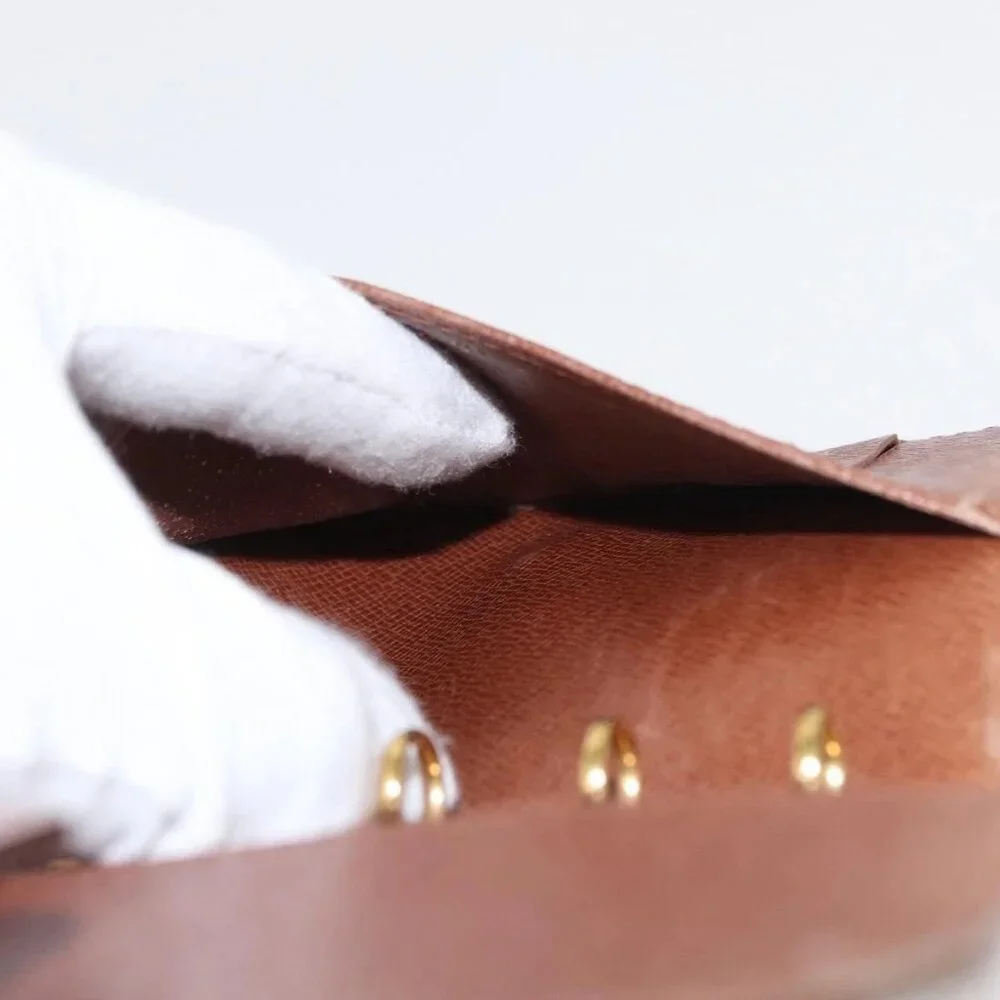 LOUIS VUITTON Epi Agenda PM Day Planner Cover Brown